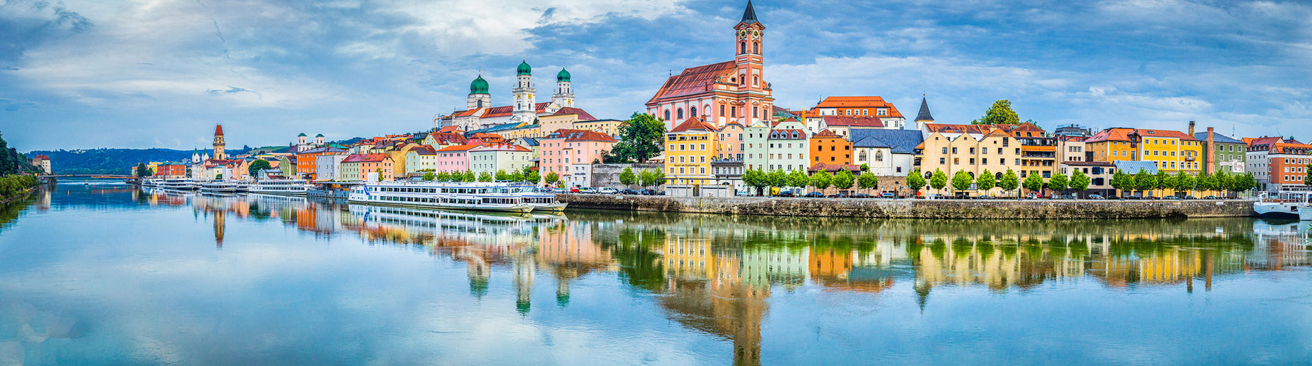 A luxury Europe river cruise ship suite and deck